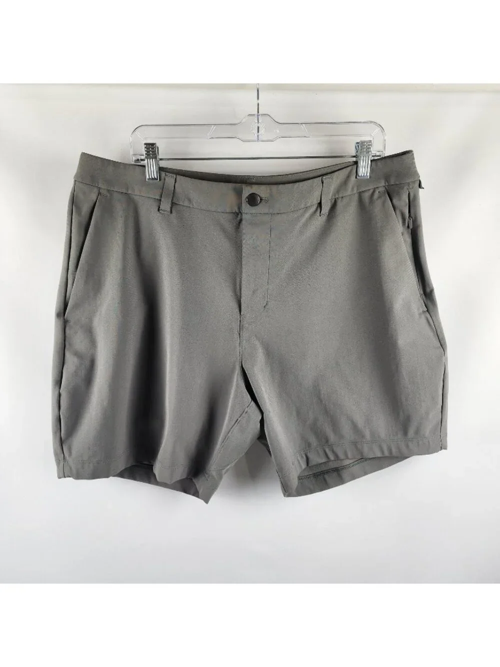 Lululemon Shorts Mens 38 Gray Green ABC Classic Fit 7